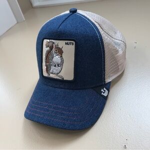 Goorin Bros The Farm Hat - THE NUTS SQUIRREL - Limited Denim Edition NUTS